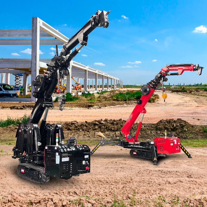 Heavy Equipment Lift - 小型ミニスパイダークレーン油圧電動リモコン式ヘビーデューティーリフティングクレーン機器