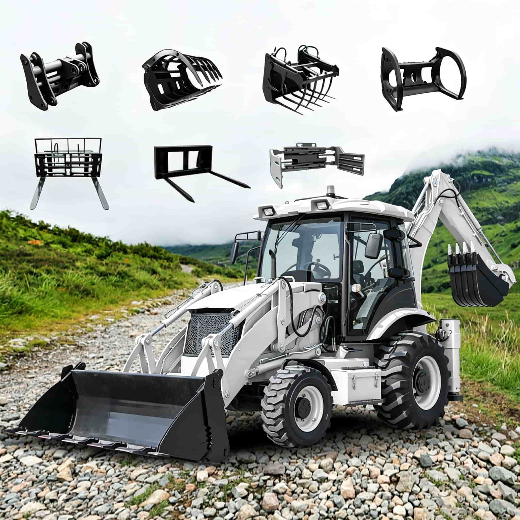 Heavy Equipment Grinder - 40-30C CE認証取得済みバックホーローダー、ユーロ5排出ガス基準適合、重作業用油圧機械、建設・農業用、ヨーロッパ向け